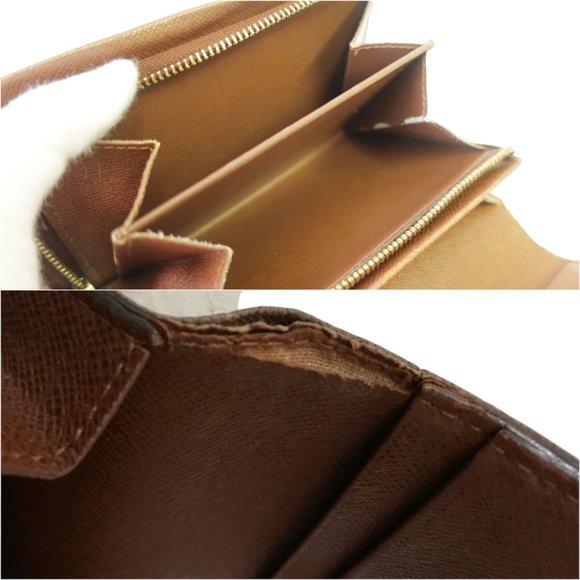 364108F V Louis Vuitton Wallet Porte Monnaie Brown Monogram - Picture 7 of 8